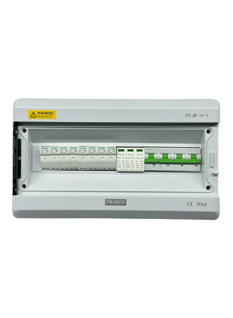 Projoy DC Junction Box - Four String Input with MC4 Connectors