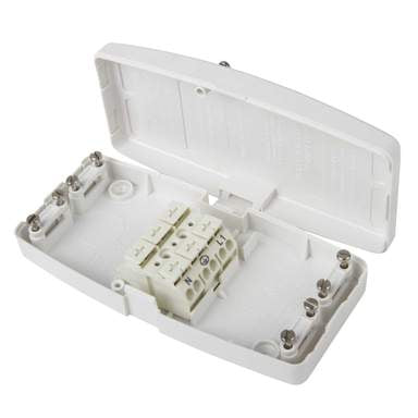 Hager Ashley 32A 3 Terminal 17th Edition Junction Box White