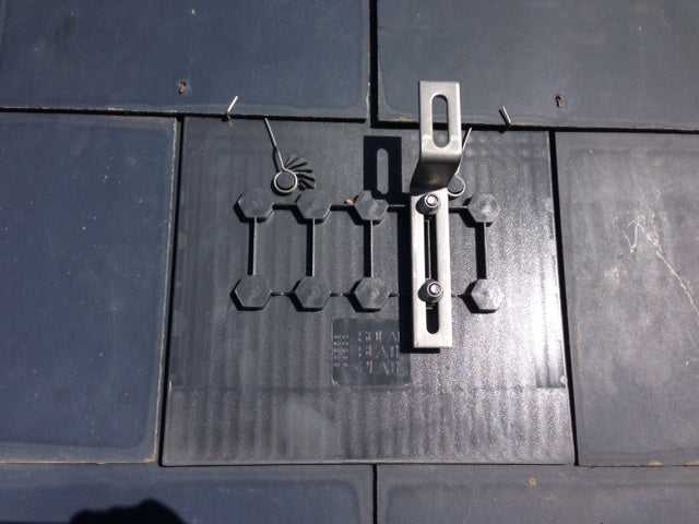 Solar Slate Plate Z shaped stainless steel roof hook (Compatible with Renusol)