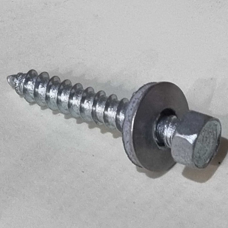GSE Short 38mm Silver Screw - for use when no counter-battening on roof