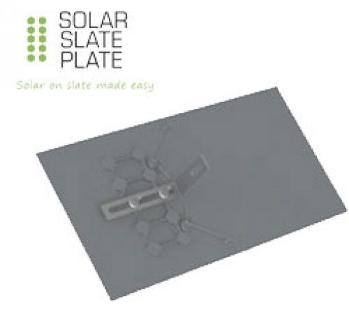 Solar Slate Plate L shaped stainless steel roof hook (Compatible with Renusol)